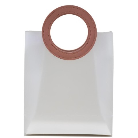 BORSETTA GR MANICO TONDO CIPRIA H27X23X11